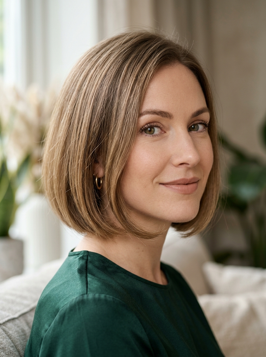 Rounded Bob als Kurze Bob Frisuren für feines Haar Inspiration 2026